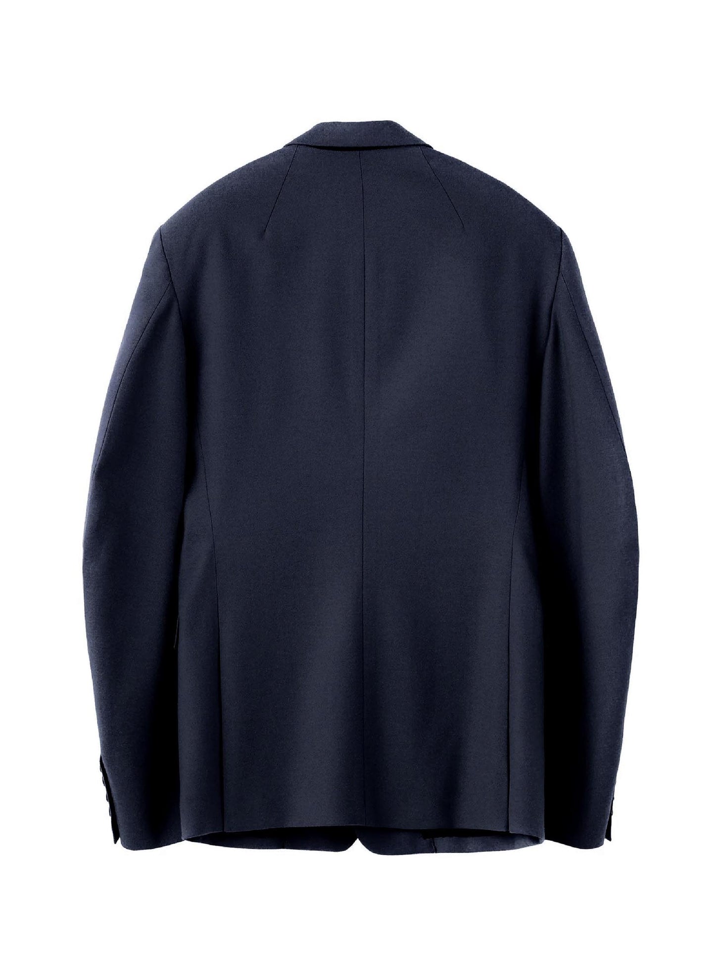 【JOHN LAWRENCE SULLIVAN - ジョンローレンスサリバン】WOOL BARATHEA MASSIVE ROUNDED SLEEVE SINGLE BREASTED JACKET(ジャケット/ブラック)