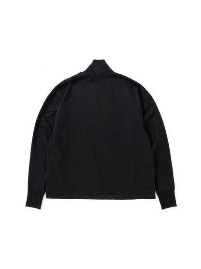 【Perfect ribs® - パーフェクトリブス】Hi-Neck T Shirts / Black(Tシャツ/ブラック)