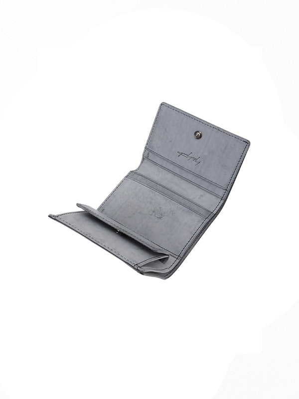 【Discord Yohji Yamamoto - ディスコード ヨウジヤマモト】Compact / BLACK×WHITE(ウォレット/ブラック)