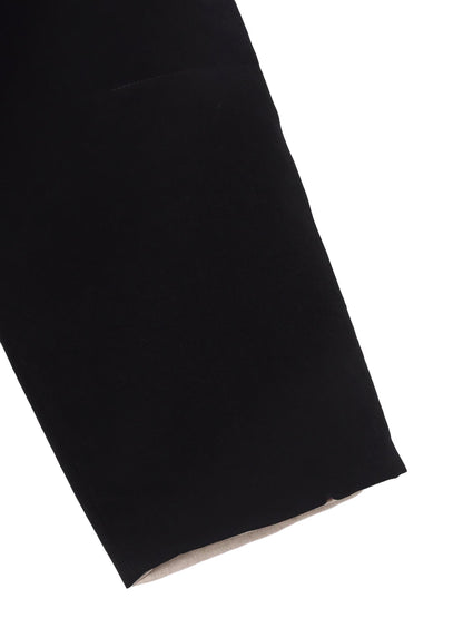 【Yohji Yamamoto POUR HOMME - ヨウジヤマモト プールオム】Ta TUXEDO STAND COLLAR REVERSIBLE PADDED BLOUSE（ジャケット/ ブラック)