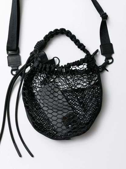 【beautiful people - ビューティフルピープル】over engineering strap / BLACK（バッグ/ブラック)