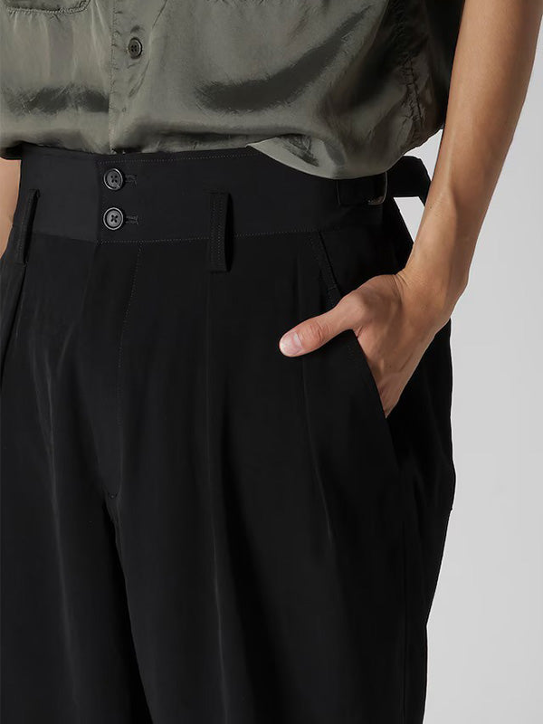 【Y's for men-ワイズフォーメン】TA TUXEDO SHORT PANTS (ショートパンツ/ブラック)