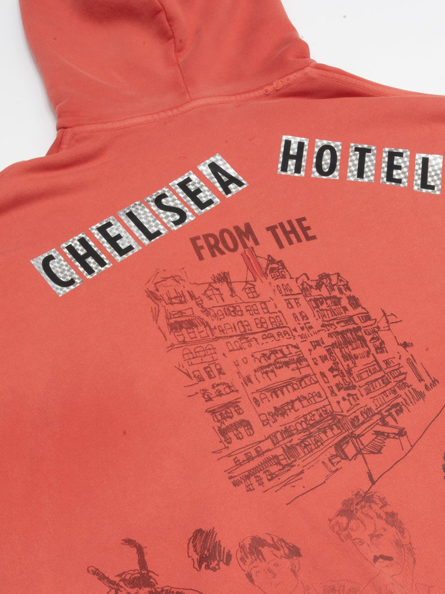 【PALY HOLLYWOOD - パリーハリウッド】CHELSEay HOTEL HOODIE / RED(フーディー/レッド)