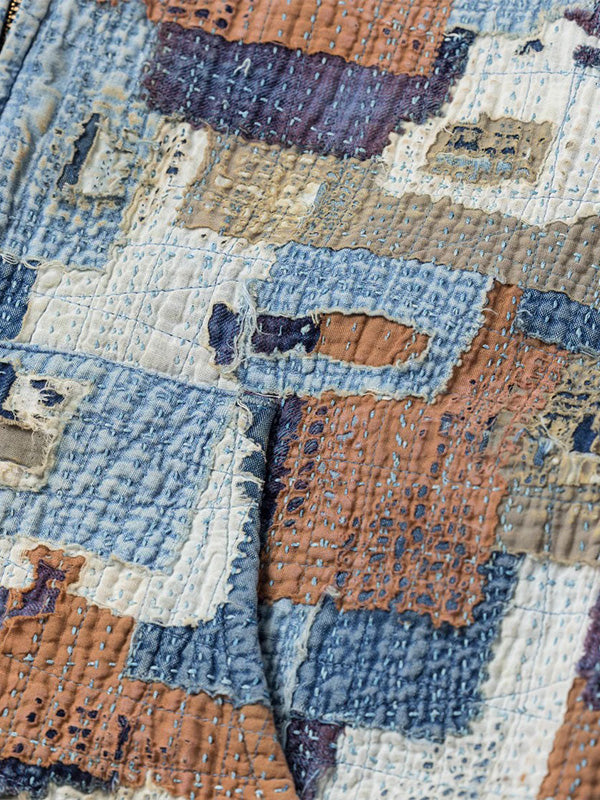 【ANACHRONORM - アナクロノーム】AN405 SASHIKO PATCHED JACKET / INDIGO (ジャケット/インディゴ)