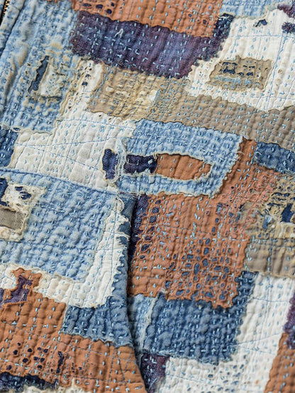 【ANACHRONORM - アナクロノーム】AN405 SASHIKO PATCHED JACKET / INDIGO (ジャケット/インディゴ)