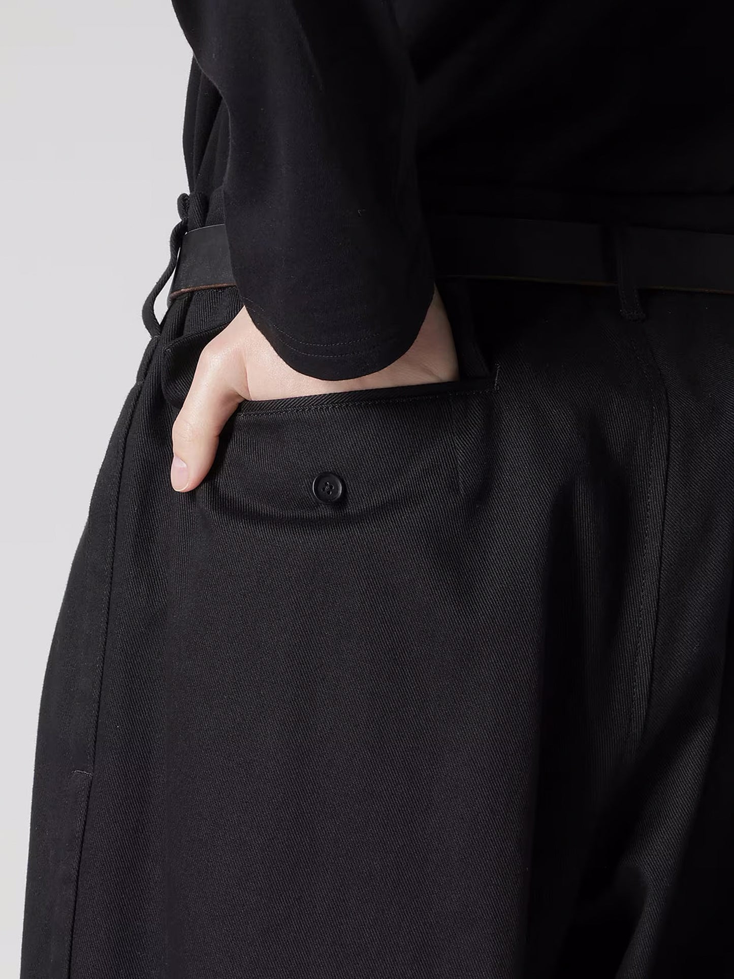 【Y's for men-ワイズフォーメン】KATSURAGI SIDE TAPE PANTS(パンツ/ブラック)
