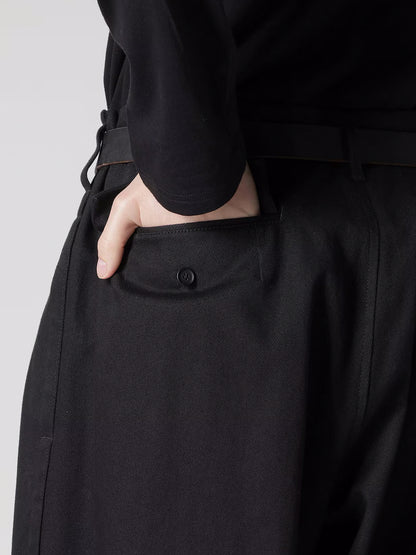 【Y's for men-ワイズフォーメン】KATSURAGI SIDE TAPE PANTS(パンツ/ブラック)