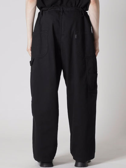 【Yohji Yamamoto POUR HOMME - ヨウジヤマモト プールオム】BS KATSURAGI 3ST PAINTER PANTS（パンツ/ブラック)