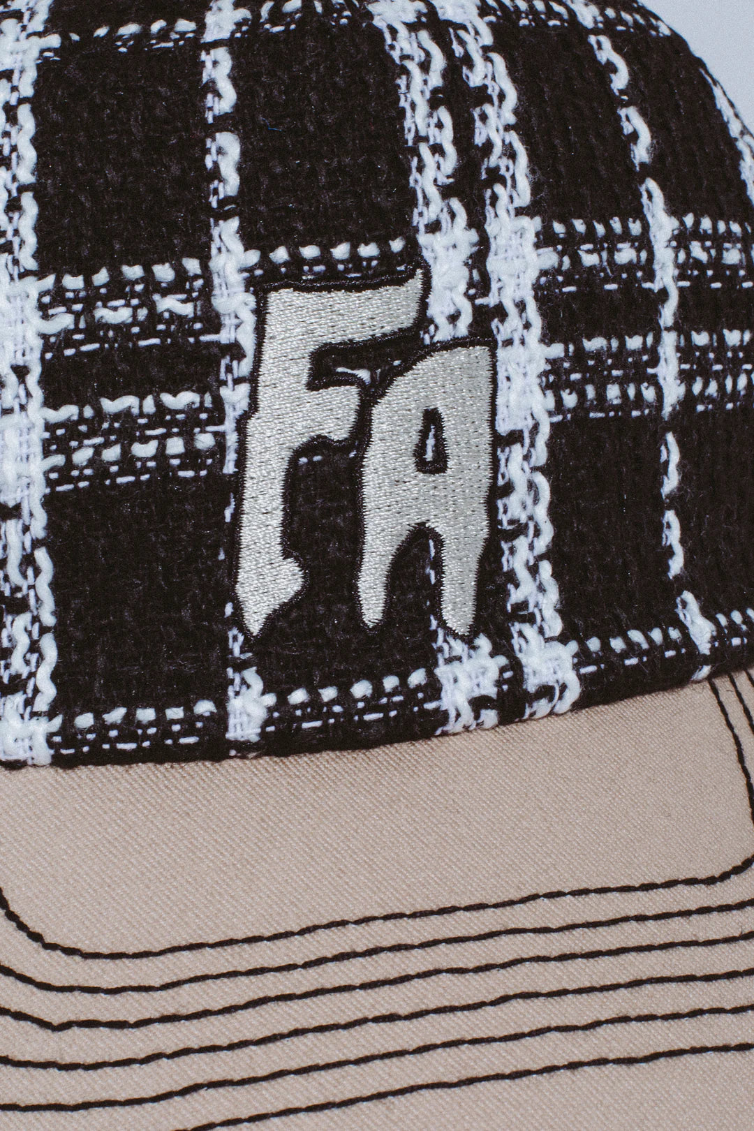 【Fucking Awesome- ファッキングオーサム】FA SEDUCTION PLAID SNAPBACK  / BLACK（キャップ/ブラック)