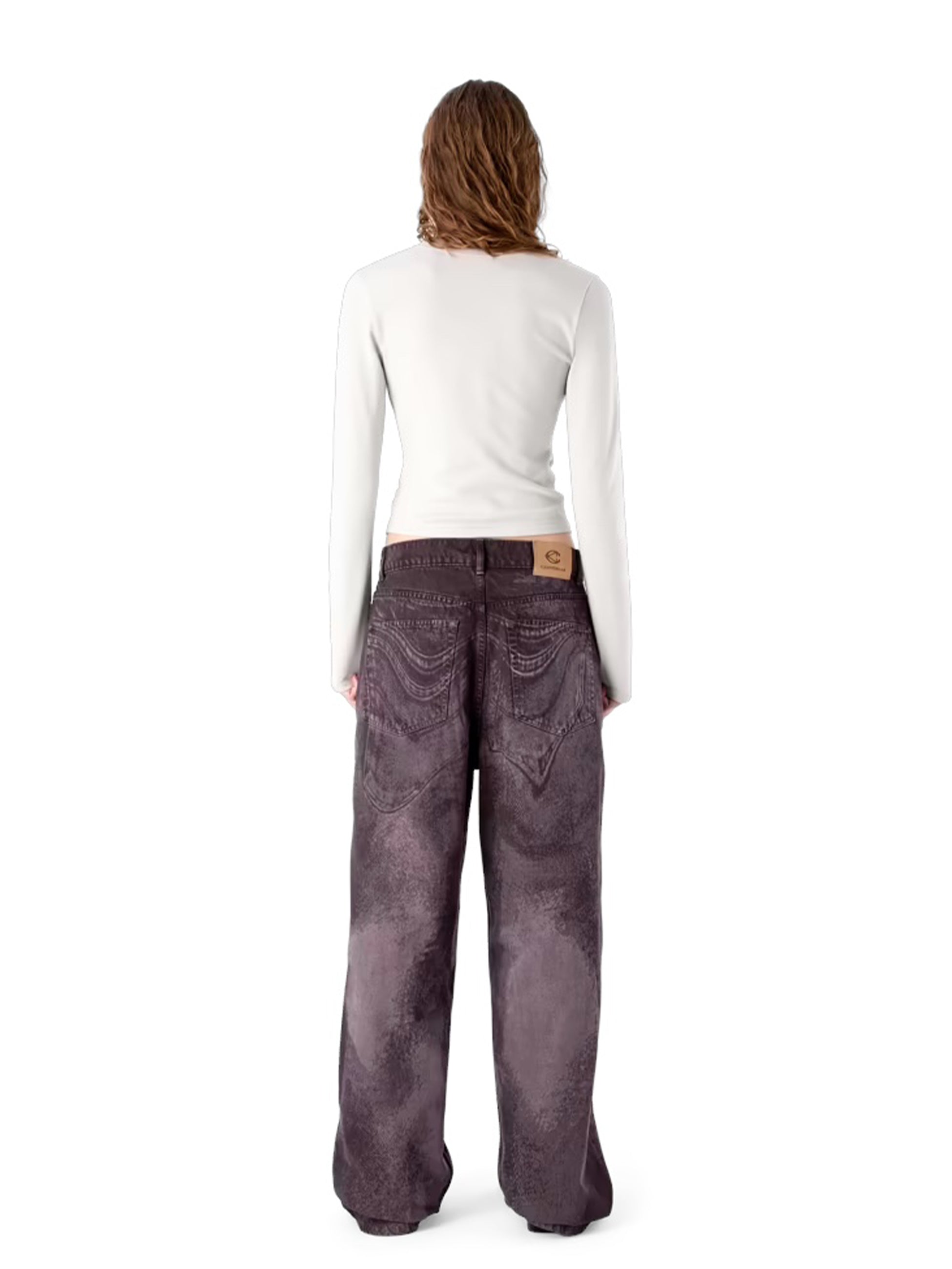 CAMPER LAB - カンペールラボ】DISTORTED LASER LOOSE FIT JEANS