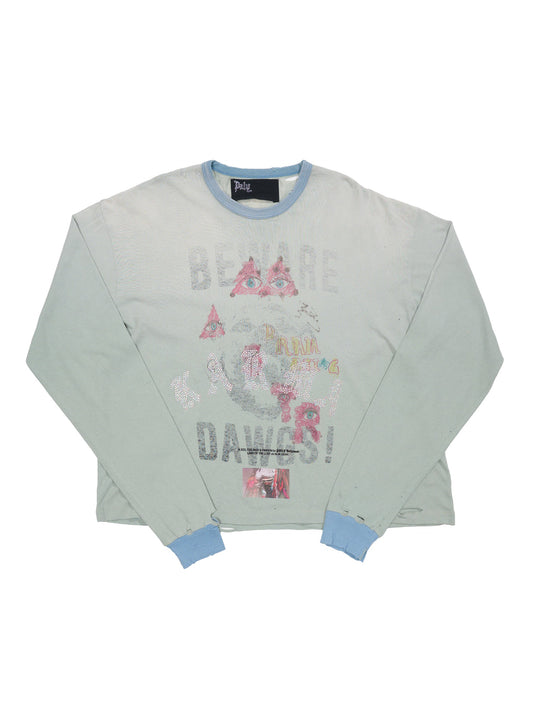 【PALY HOLLYWOOD - パリーハリウッド】 MSTR ME TONAL L/S / BABY BLUE (Tシャツ/ベイビーブルー)