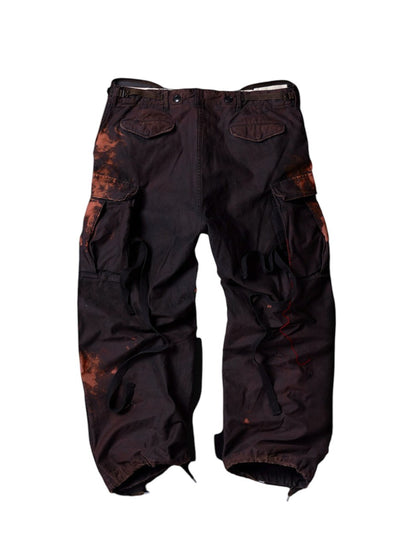 【ANACHRONORM - アナクロノーム】  AN337 M-51 DAMAGED FIELD CARGO PANTS / BLACK (パンツ/ブラック)