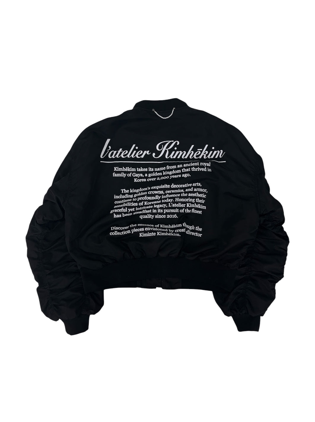 【KIMHEKIM - キムヘキム】ALTEIER KIMHEKIM BOMBER JACKET  / BLACK (ジャケット/ブラック)