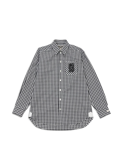 【TSTS -ティーエスティーエス】TSTS GINGHAM SHIRT / BLACK (シャツ/ブラック)