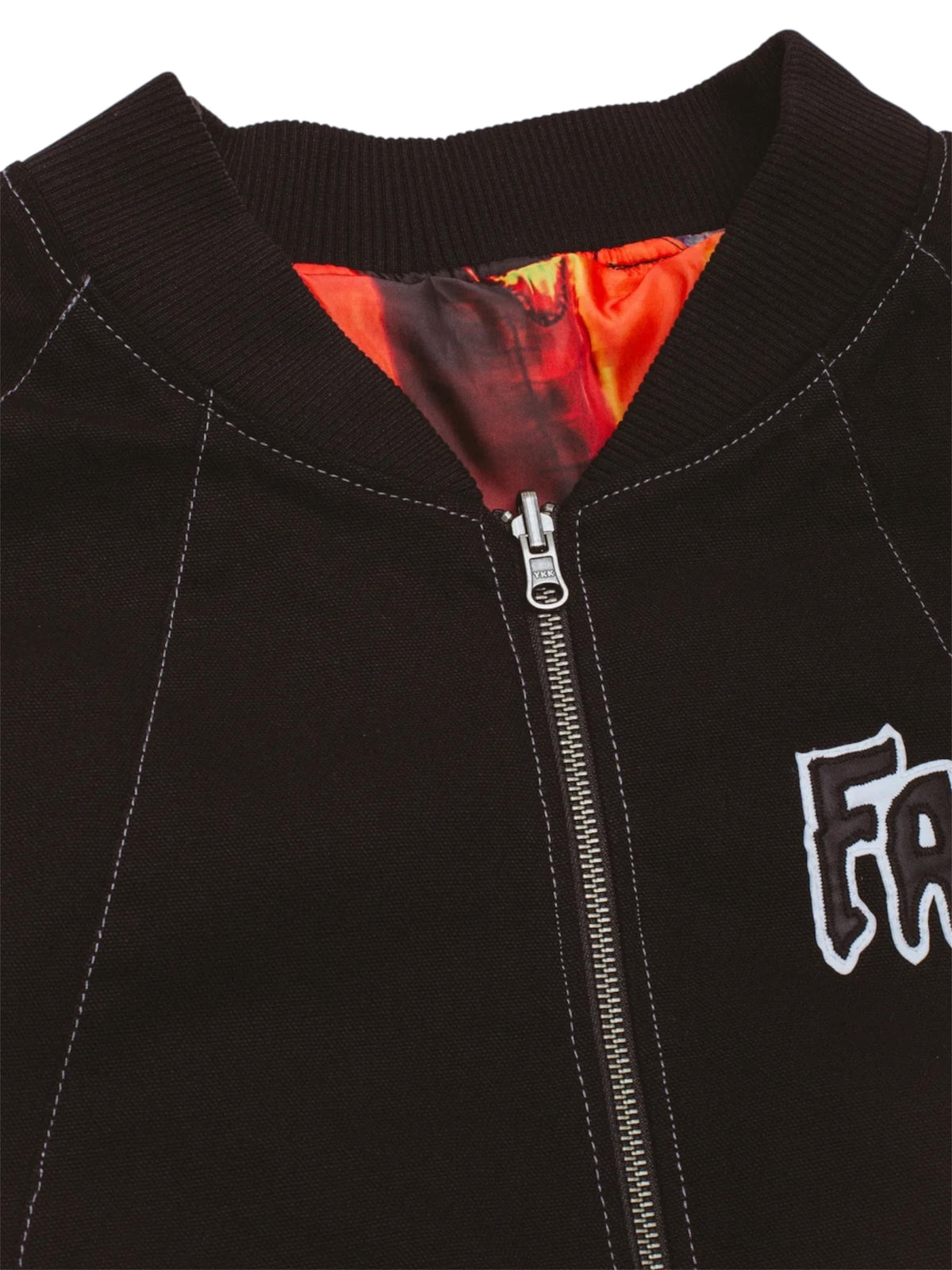 【Fucking Awesome - ファッキングオーサム】FA REVERSIBLE BOMBER / BLACK（ジャケット/ブラック)