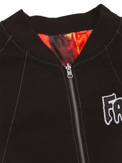 【Fucking Awesome - ファッキングオーサム】FA REVERSIBLE BOMBER / BLACK（ジャケット/ブラック)