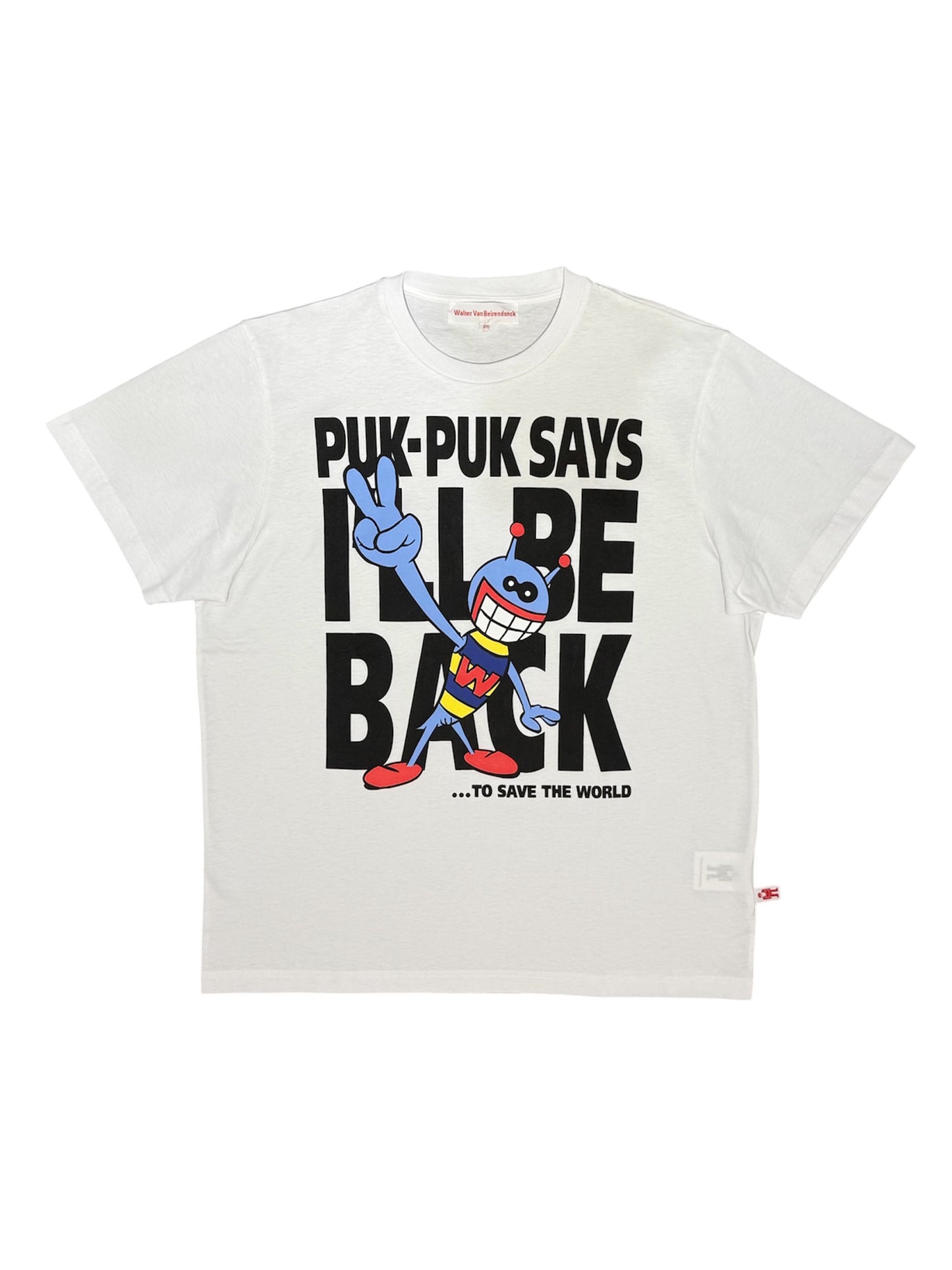 【Walter Van Beirendonck - ウォルターヴァンベイレンドンク】I'LL BE BACK TEE / WHITE (Tシャツ/ホワイト)