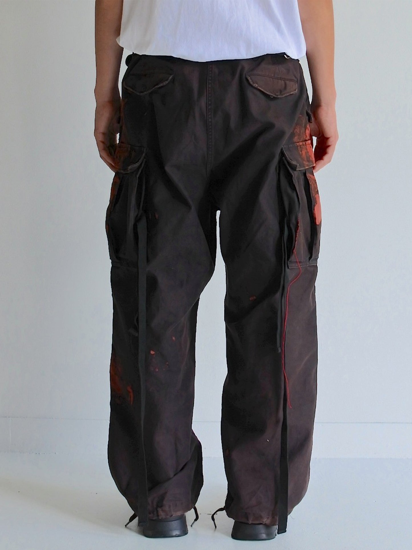 【ANACHRONORM - アナクロノーム】  AN337 M-51 DAMAGED FIELD CARGO PANTS / BLACK (パンツ/ブラック)