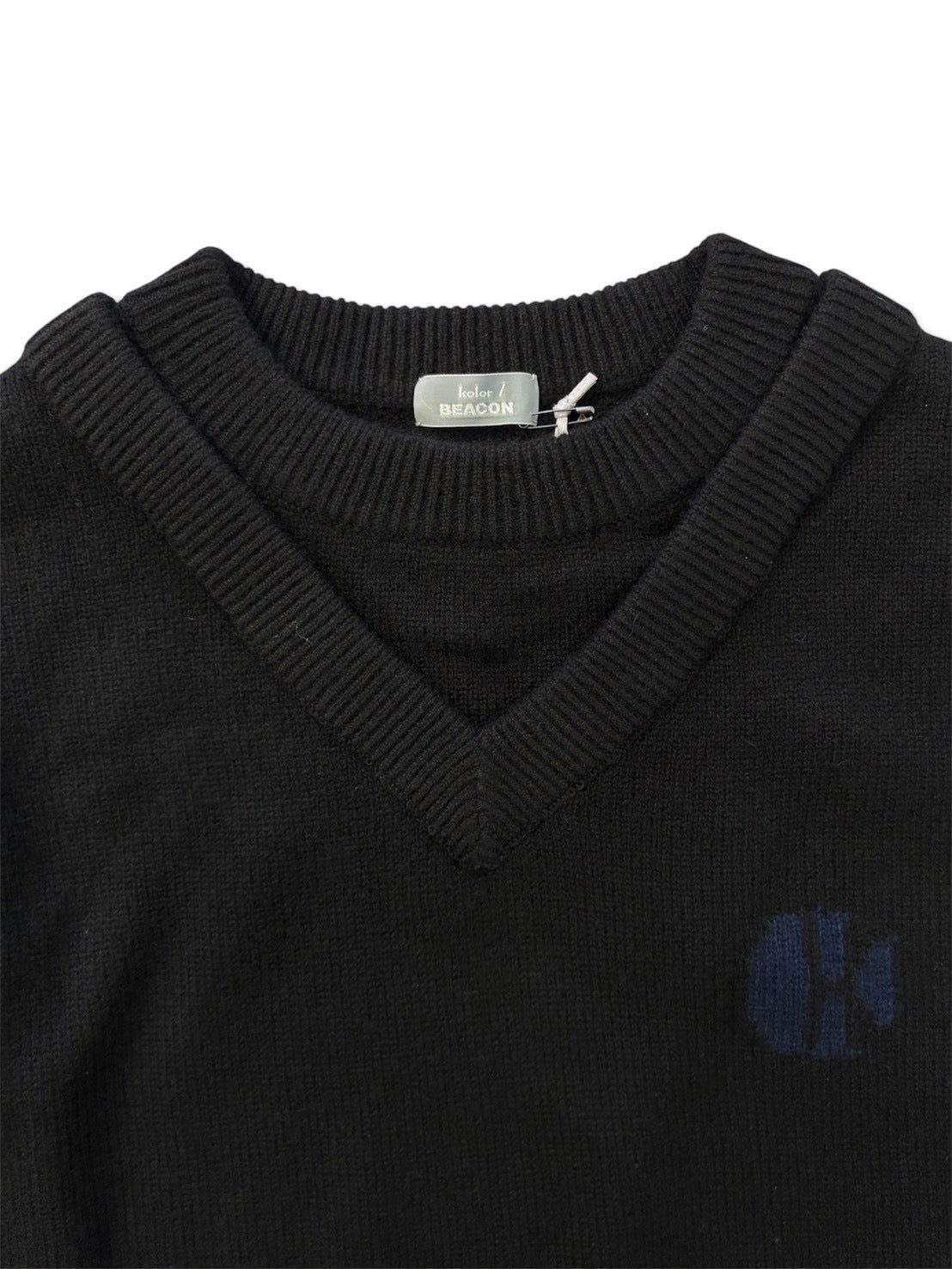 【kolor BEACON - カラー ビーコン】26WBM-N03333-08 Knit  / BLACK (ニット/ブラック）