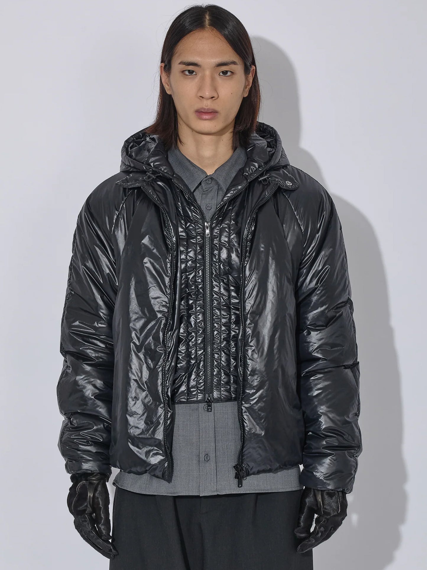 【_J. L - A. L_ - ジェイラル】Sinh Jacket / Shungite Black (ジャケット/シュグナイトブラック)