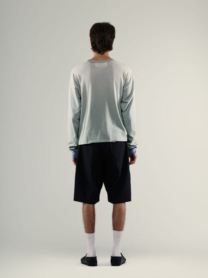 【PALY HOLLYWOOD - パリーハリウッド】 MSTR ME TONAL L/S / BABY BLUE (Tシャツ/ベイビーブルー)