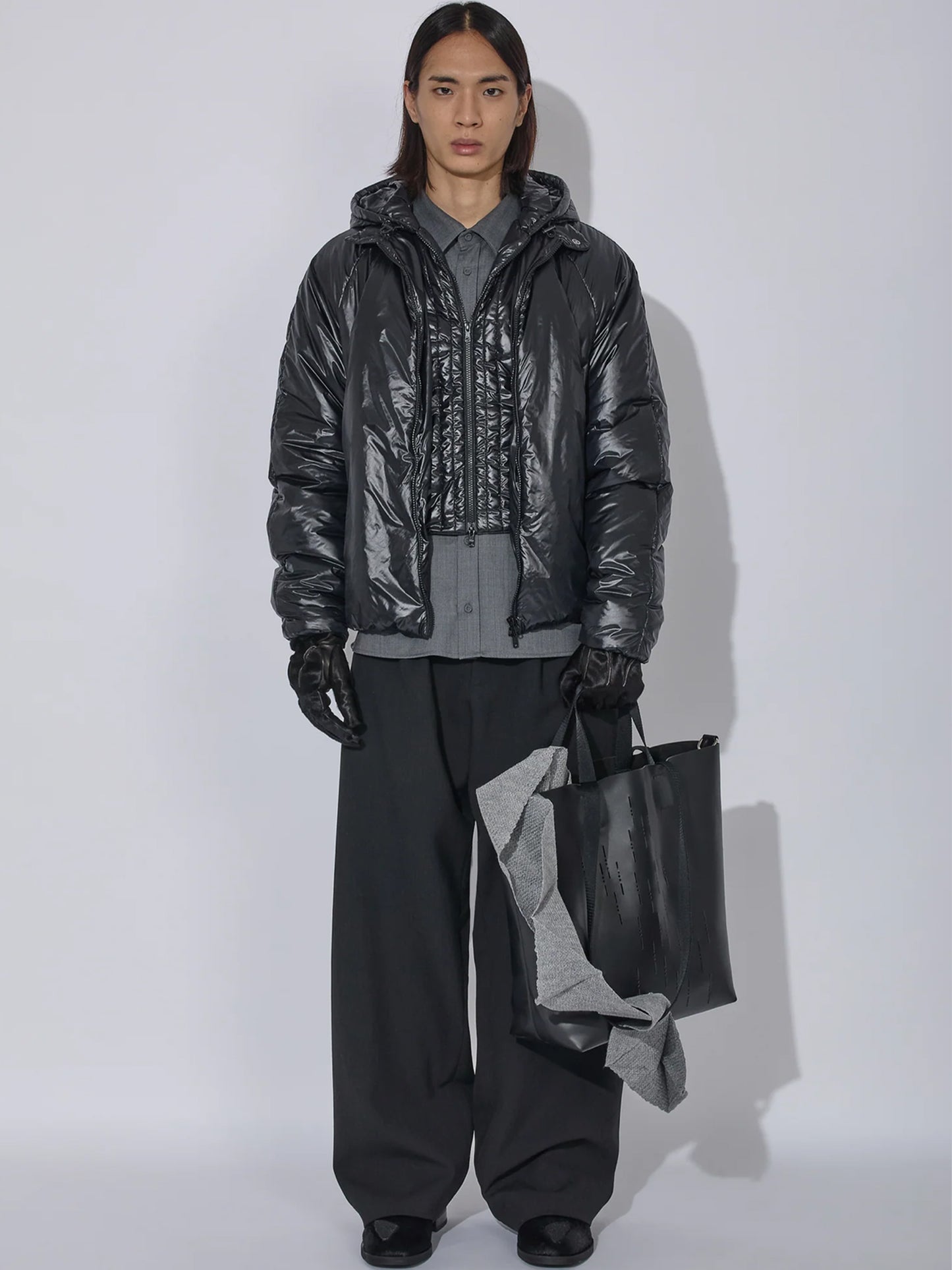 【_J. L - A. L_ - ジェイラル】Sinh Jacket / Shungite Black (ジャケット/シュグナイトブラック)