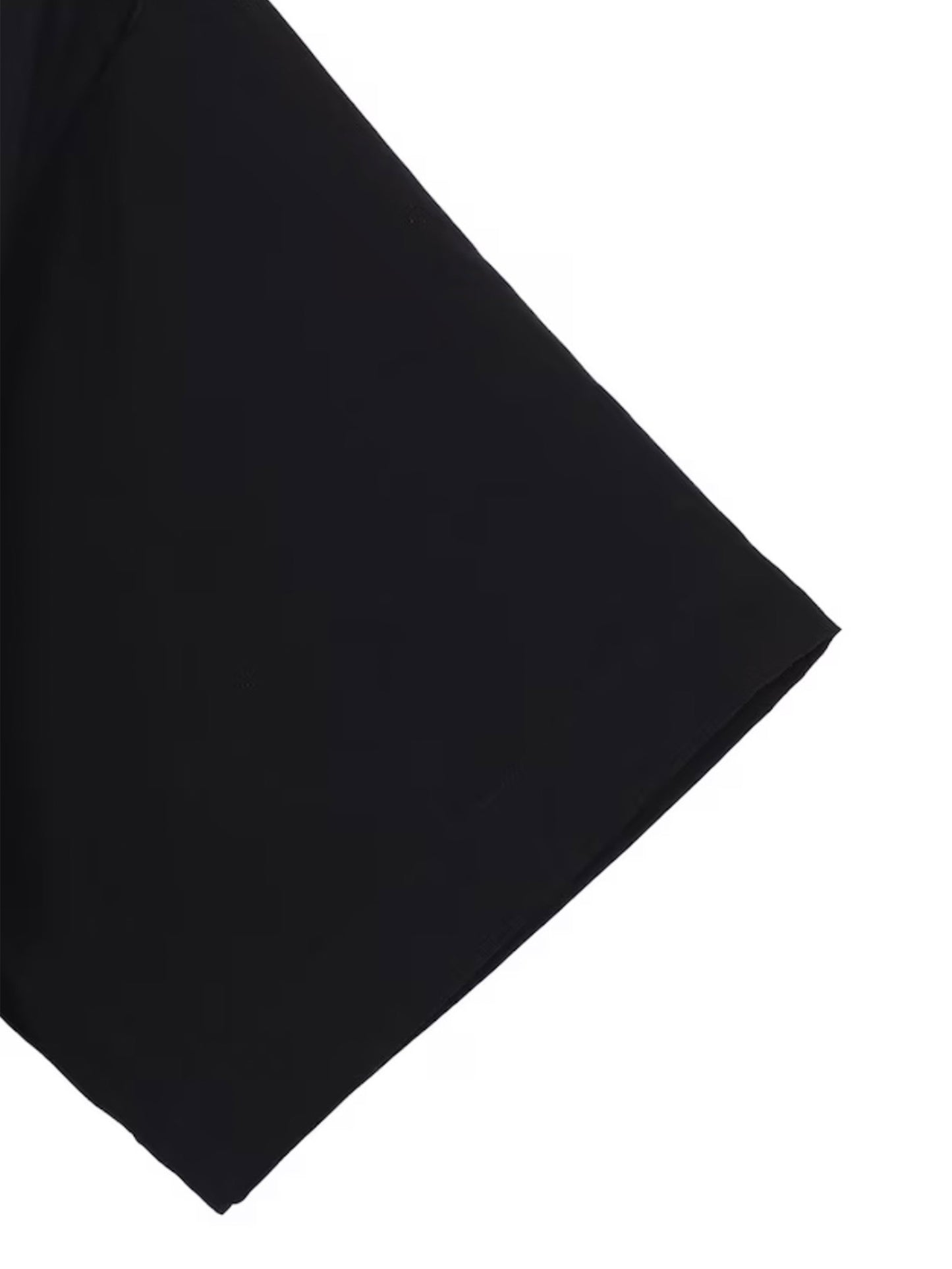 【Yohji Yamamoto POUR HOMME - ヨウジヤマモト プールオム】CELLLOSE LAWN PANEL OPEN COLLAR BLOUSE（シャツ/ ブラック)