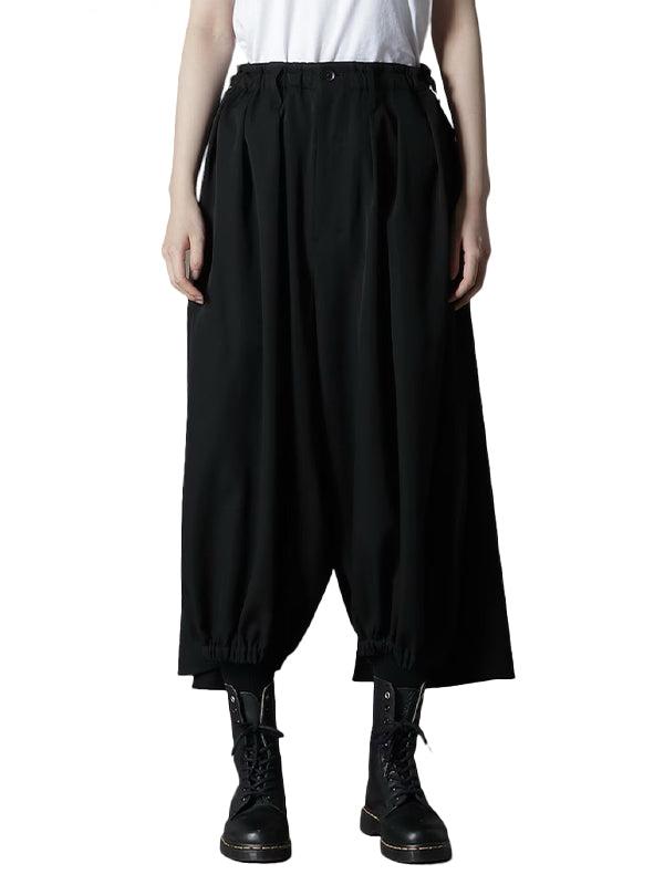 【Ground Y - グラウンドワイ】WOOL GABARDINE CROW PANTS/BLACK(パンツ/ブラック)