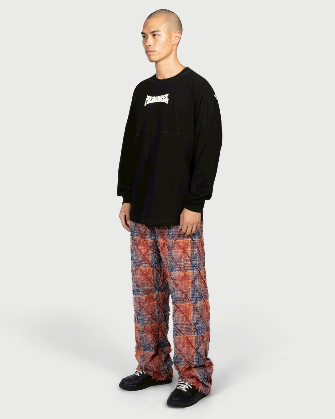 【PLEASURES - プレジャーズ】BULLDOG HEAVYWEIGHT LONG SLEEVE / BLACK (ロンT/ブラック)