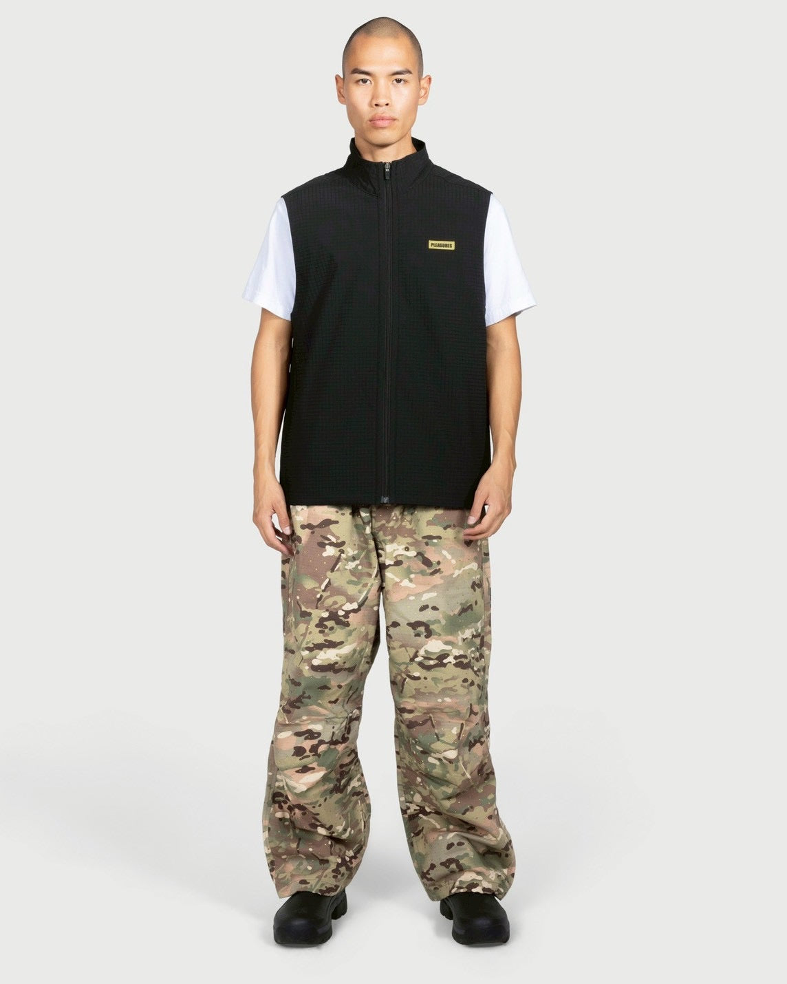 【PLEASURES - プレジャーズ】OVERTURE CONVERTIBLE JACKET / BLACK (ジャケット/ブラック)