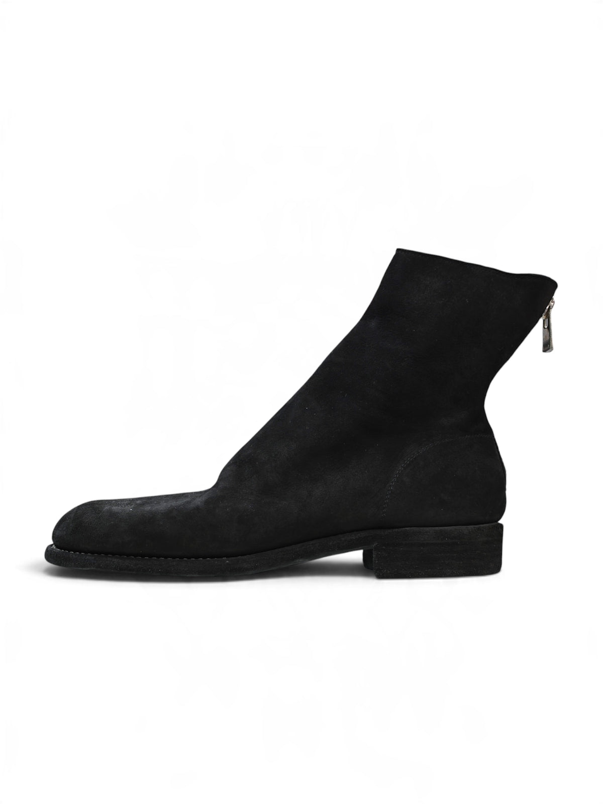 【GUIDI - グイディ】986 GOAT REVERSE BACK ZIP BOOTS / BLACK(ブーツ/ブラック)