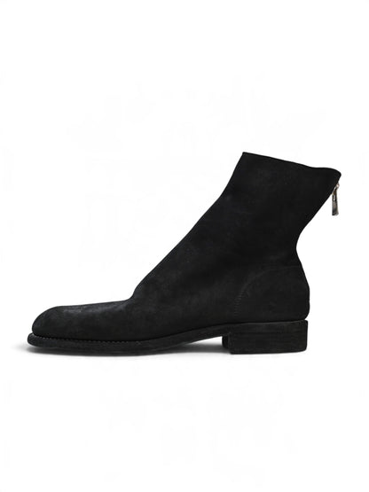 【GUIDI - グイディ】986 GOAT REVERSE BACK ZIP BOOTS / BLACK(ブーツ/ブラック)