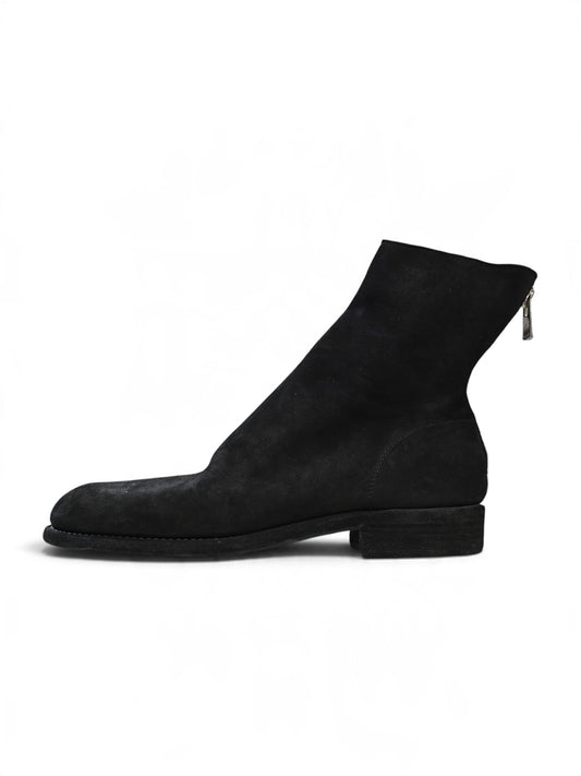 【GUIDI - グイディ】986 GOAT REVERSE BACK ZIP BOOTS / BLACK(ブーツ/ブラック)