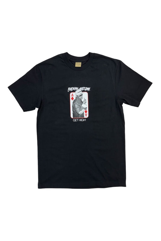 【Fucking Awesome- ファッキングオーサム】FA X Independent Get High Tee / BLACK（Tシャツ/ブラック)