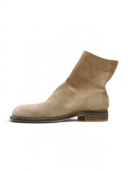 【GUIDI - グイディ】986 GOAT REVERSE BACK ZIP BOOTS / TOBACCO (ブーツ/タバコ)