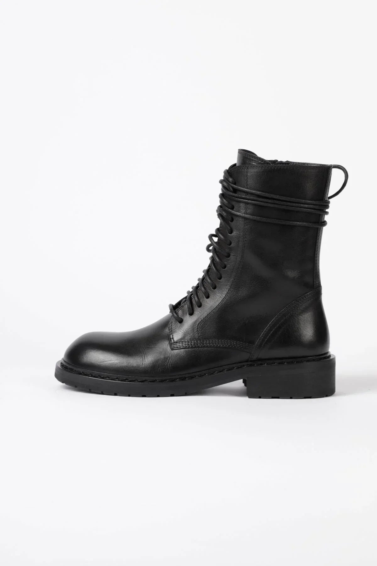 【ANN DEMEULEMEESTER - アン ドゥムルメステール】DANNY ANKLE BOOTS SANTIAGO / BLACK(ブーツ/ブラック）