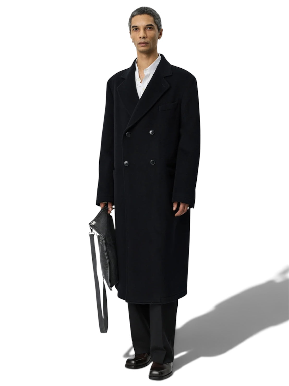 【mfpen - エムエフペン】  Conference Coat /  Black Recycled Wool  (コート/ブラックリサイクルウール)