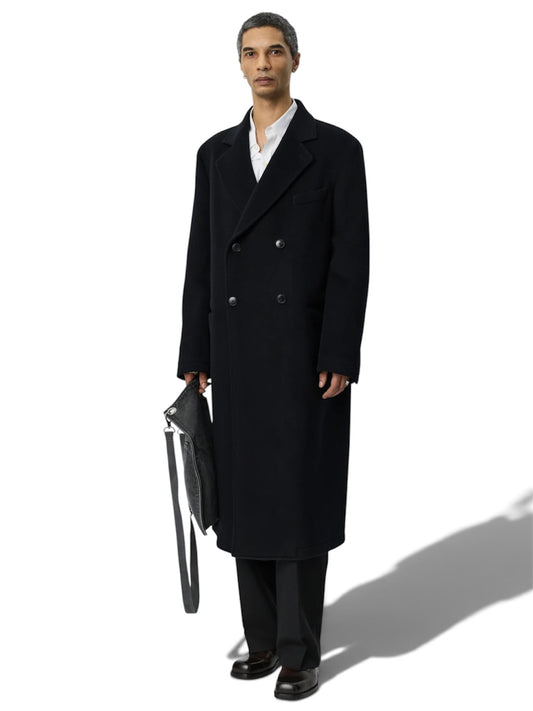 【mfpen - エムエフペン】  Conference Coat /  Black Recycled Wool  (コート/ブラックリサイクルウール)
