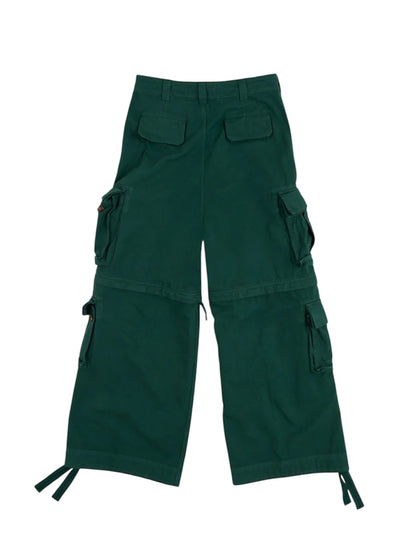 【ERL - イーアールエル】ZIP-OFF CARGO PANTS WOVEN GREEN / GREEN(パンツ&ショーツ/グリーン)