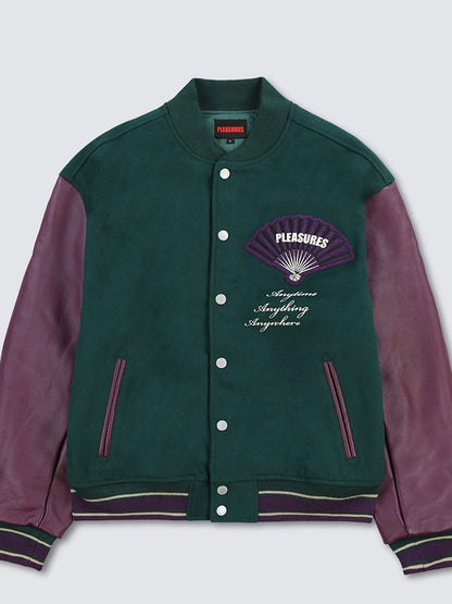 30%OFF【PLEASURES - プレジャーズ】FAN VARSITY JACKET