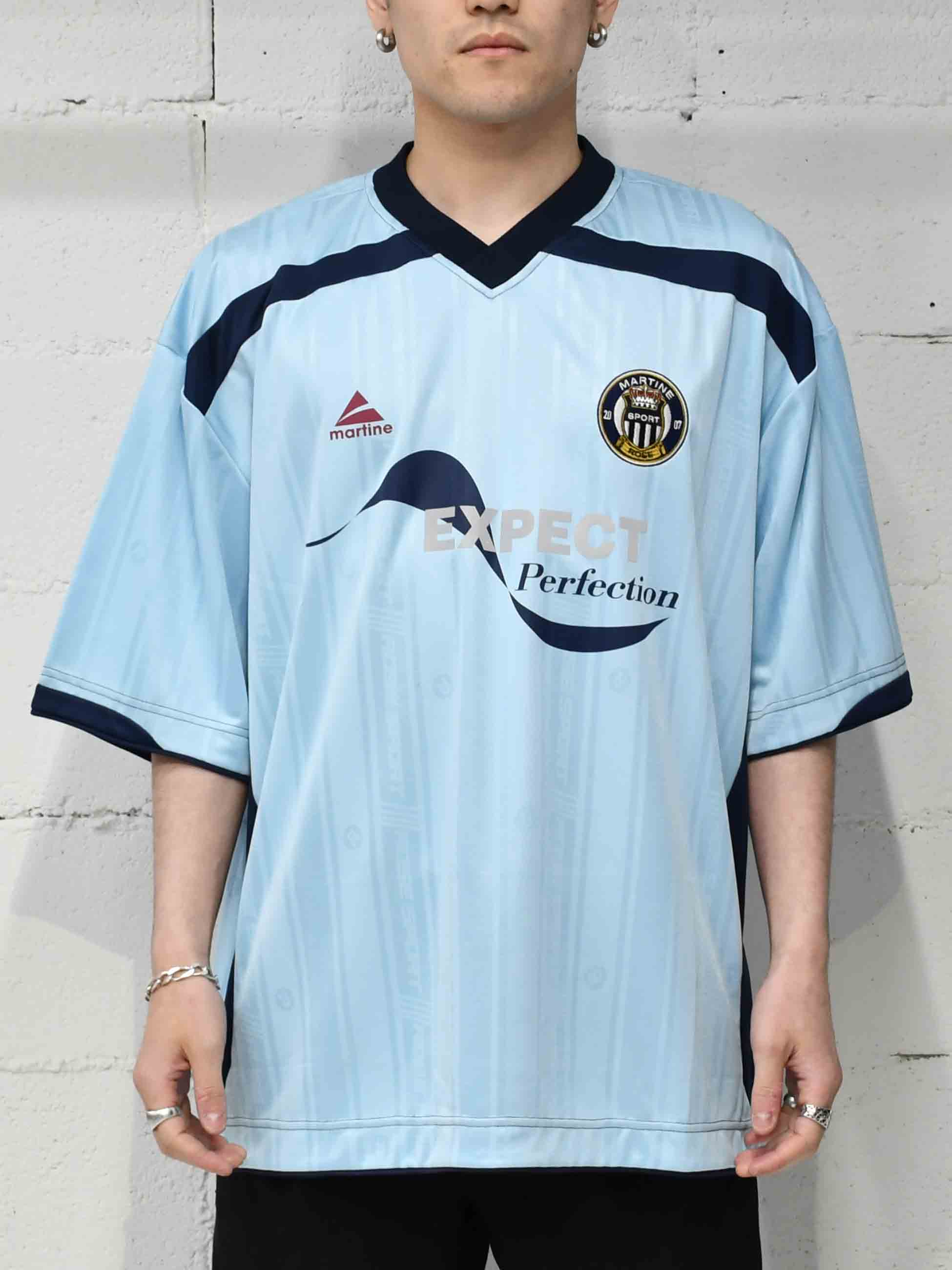 Martine Rose - マーティンローズ】FOOTBALL TOP / LIGHT BLUE (T