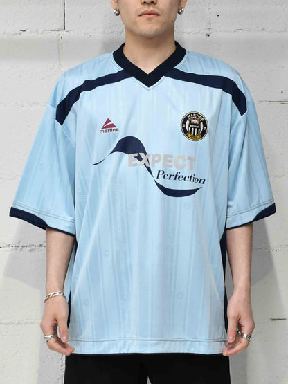 【Martine Rose  - マーティンローズ】FOOTBALL TOP / LIGHT BLUE (Tシャツ/ライトブルー)