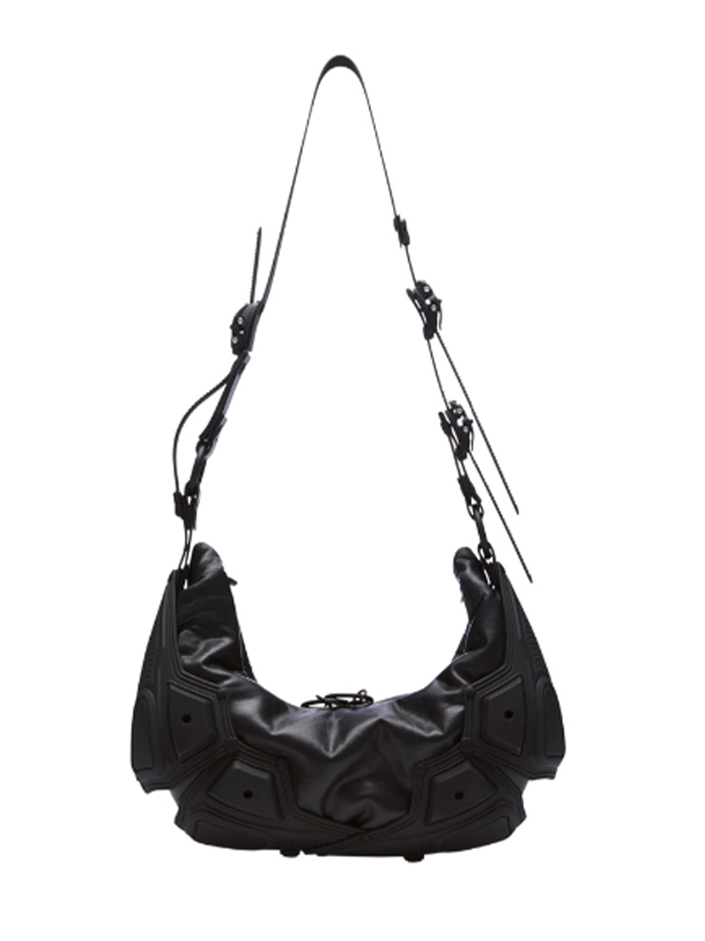【INNERRAUM - インナーラム】Module M02 SMALL HALF MOON BAG / BLACK （バッグ / ブラック）