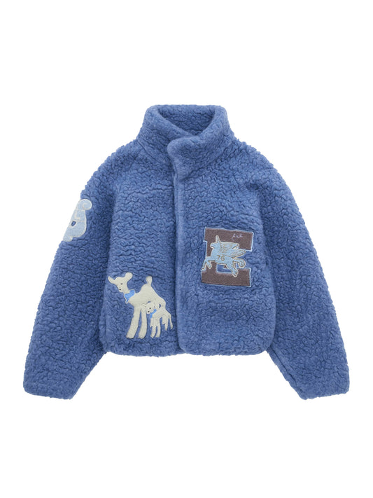 【ERL - イーアールエル】UNISEX VARSITY JACKET / BLUE(ジャケット/ブルー)