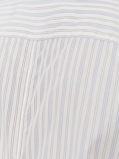 【mfpen - エムエフペン】EVENING SHIRT / OFF WHITE BUSINESS STRIPE (シャツ/ビジネスストライプ)