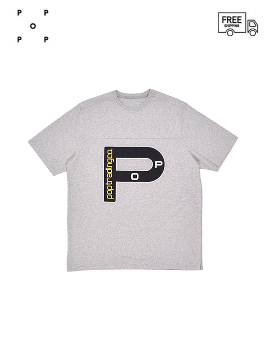 【POP TRADING COMPANY - ポップ トレーディング カンパニー】Nautica t-shirt(Tシャツ/グレー)