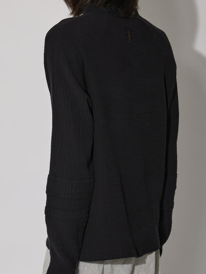 【_J. L - A. L_ - ジェイラル】Chaise Longsleeve / Shungite Black (ロングスリーブTEE/シュグナイトブラック)