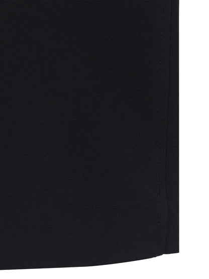 【Yohji Yamamoto POUR HOMME - ヨウジヤマモト プールオム】WOOL GABARDINE DESIGNED SLEEVE COAT（コート/ブラック)