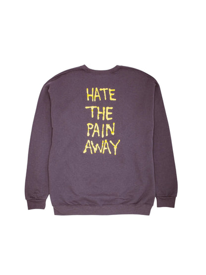 【Fucking Awesome- ファッキングオーサム】HATE THE PAIN AWAY CREWNECK / CHARCOAL （スウェット/チャコール）