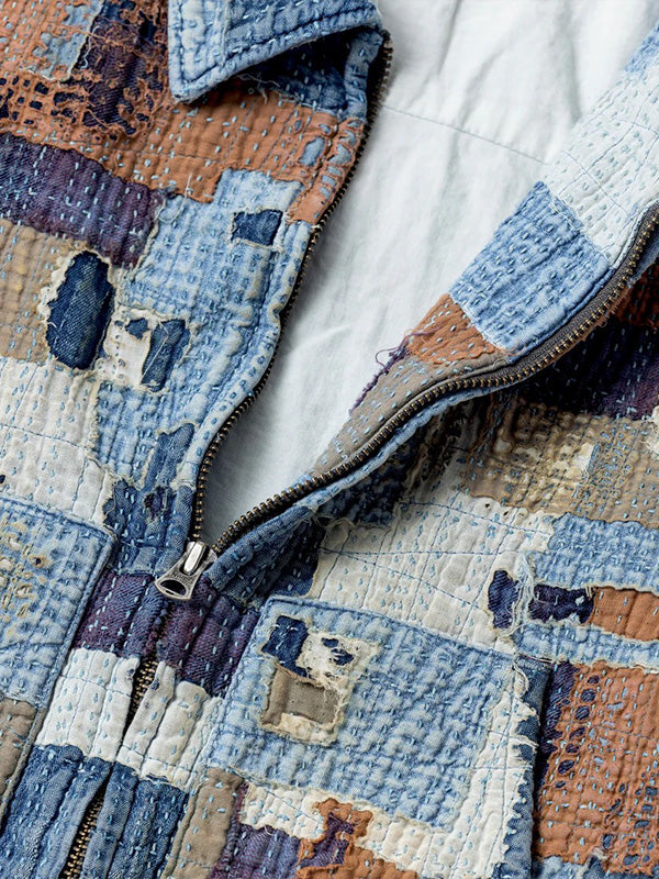 ANACHRONORM - アナクロノーム】AN405 SASHIKO PATCHED JACKET
